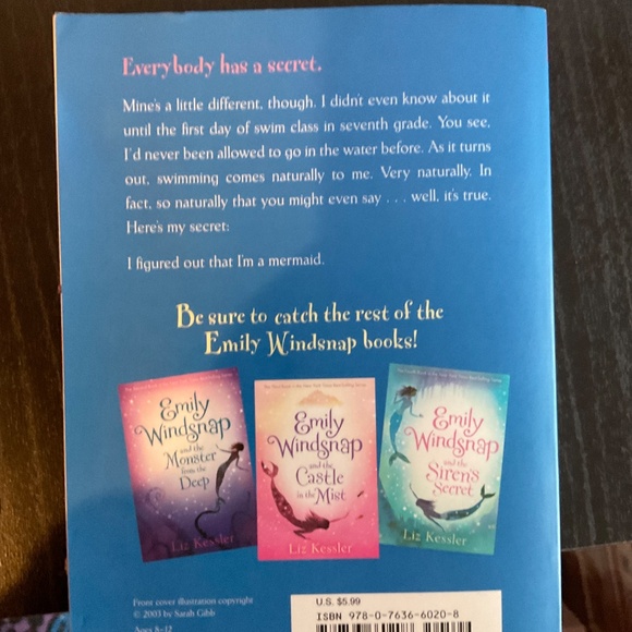 Book - The Tail of Emily Windsnap by Liz Kessler. K93 - Picture 2 of 3